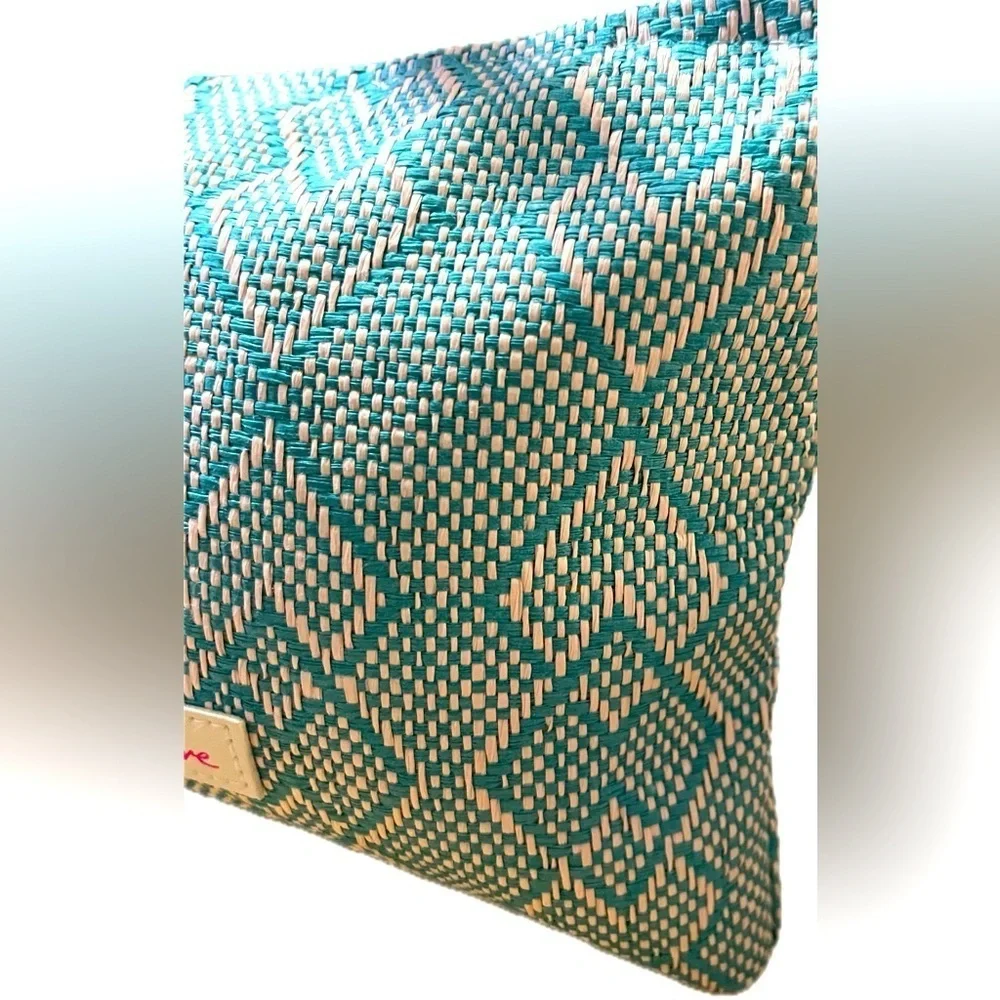 Josie Maran Cosmetic Travel Bag, Blue (Empty)